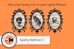 Spooky Relatives Halloween Stickers Product Image 2