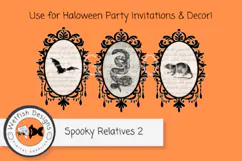 Spooky Relatives Halloween Stickers Product Image 4