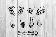 Skelleton hand silhouette svg Product Image 1