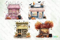Halloween Storefront Clipart Product Image 1