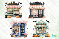 Halloween Storefront Clipart Product Image 1