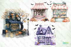 Halloween Storefront Clipart Product Image 1