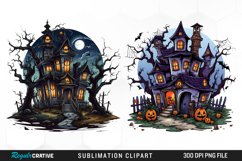 Halloween Storefronts Art Clipart Product Image 1
