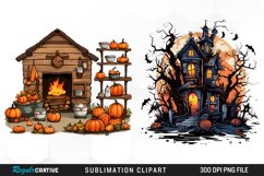 Halloween Storefronts Art Clipart Product Image 1