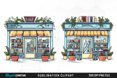 Halloween Storefronts Art Clipart Product Image 1