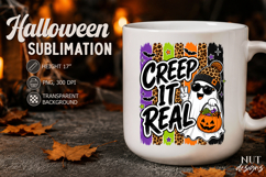 Cute ghost Halloween Creep It Real School sublimation Product Image 2