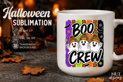 Cute ghost Halloween Boo Crew School sublimation Product Image 3