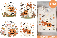 Cute Boo Ghost Halloween Sublimation Designs