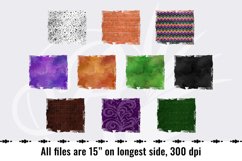 30 Halloween backgrounds for sublimation, PNG files Product Image 5