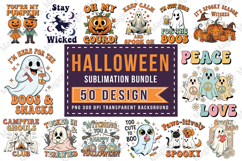 Halloween Sublimation Bundle | PNG Sublimation Design Product Image 1