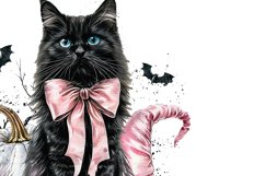 Halloween Scene Sublimation - Watercolor Sublimation Design Product Image 2