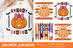 Halloween Sublimation Design,Halloween Typography PNG Product Image 1