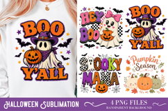 Halloween Sublimation Design,Halloween Typography PNG Product Image 1