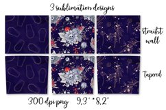 Halloween sublimation design Skinny tumbler wrap design 