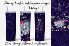 Halloween sublimation design Skinny tumbler wrap design 