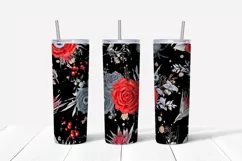 Halloween sublimation design Skinny tumbler wrap design 