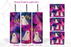 Halloween sublimation seamless tumbler design c