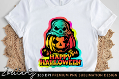Happy Halloween Sublimation PNG Spooky Boo Pumpkin PNG Product Image 3