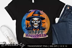 Happy Halloween Sublimation PNG Spooky T-shirt Mug Design Product Image 2