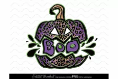 Halloween sublimation Boo png Halloween png Pumkin png Product Image 4