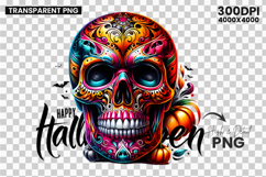 halloween sugar skull png, sugar skull clipart, day of the dead skull, halloween skull printable, colorful skull art, skull sublimation design, spooky sugar skull png, floral skull halloween, halloween calavera art, sugar skull with flowers png