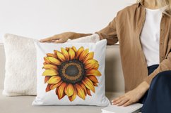 Halloween Sunflower Clipart Bundle, Set of 26 Sunflower Png Product Image 14