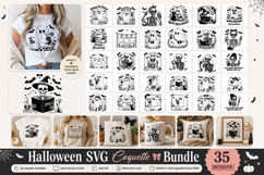 Halloween svg bundle coquette frame Product Image 1