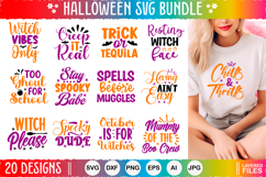 Halloween SVG Bundle, Halloween 20 Designs Product Image 1