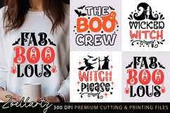 4 Halloween SVG Cut Files Spooky Halloween T-shirt Designs Product Image 1