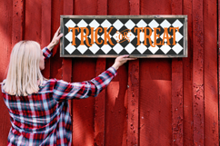 trick or treat sign png dxf eps for makers