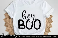 Halloween SVG PNG EPS DXF Spooky Hey Boo T-shirt Mug Design Product Image 2