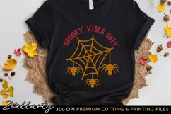 Halloween SVG PNG EPS DXF Spooky Boo T-shirt Mug Tote Bag Product Image 2