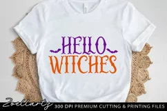 Hello Witches SVG PNG EPS DXF Spooky Halloween T-shirt Mug Product Image 2