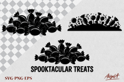 Candy canes SVG silhouette Halloween wall decor Product Image 1