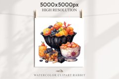 Halloween Sweets Spooky Food Clipart PNG Scrapbooking Junkk Fairy Tale Art Image Watercolor Transparent Print illustration sublimation creepy printable digital