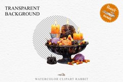 Halloween Sweets Spooky Food Clipart PNG Scrapbooking Junkk Fairy Tale Art Image Watercolor Transparent Print illustration sublimation creepy printable digital