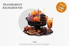 Halloween Sweets Spooky Food Clipart PNG Scrapbooking Junkk Fairy Tale Art Image Watercolor Transparent Print illustration sublimation creepy printable digital