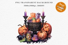 Halloween Sweets Spooky Food Clipart PNG Scrapbooking Junkk Fairy Tale Art Image Watercolor Transparent Print illustration sublimation creepy printable digital