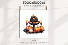 Halloween Sweets Spooky Food Clipart PNG Scrapbooking Junkk Fairy Tale Art Image Watercolor Transparent Print illustration sublimation creepy printable digital