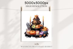 Halloween Sweets Spooky Food Clipart PNG Scrapbooking Junkk Fairy Tale Art Image Watercolor Transparent Print illustration sublimation creepy printable digital