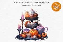 Halloween Sweets Spooky Food Clipart PNG Scrapbooking Junkk Fairy Tale Art Image Watercolor Transparent Print illustration sublimation creepy printable digital