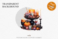 Halloween Sweets Spooky Food Clipart PNG Scrapbooking Junkk Fairy Tale Art Image Watercolor Transparent Print illustration sublimation creepy printable digital