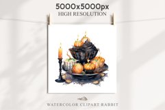 Halloween Sweets Spooky Food Clipart PNG Scrapbooking Junkk Fairy Tale Art Image Watercolor Transparent Print illustration sublimation creepy printable digital