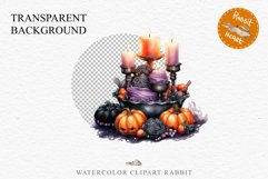 Halloween Sweets Spooky Food Clipart PNG Scrapbooking Junkk Fairy Tale Art Image Watercolor Transparent Print illustration sublimation creepy printable digital