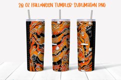 20 0Z Tumbler Sublimation design PNG / Halloween Tumbler Sub Product Image 1