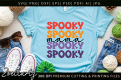 Spooky Mama SVG for Cricut Halloween T-shirt Mug Design Product Image 3