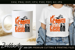 Spooky Season SVG for Cricut Halloween T-shirt Mug Design Product Image 2