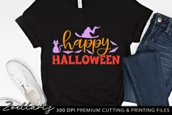 Happy Halloween SVG PNG EPS DXF Spooky T-shirt Mug Tote Bag Product Image 2