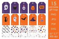 Halloween tags PNG, SVG, JPG. Printable gift tags Product Image 2