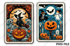 Halloween Tarot Card PNG Product Image 1
